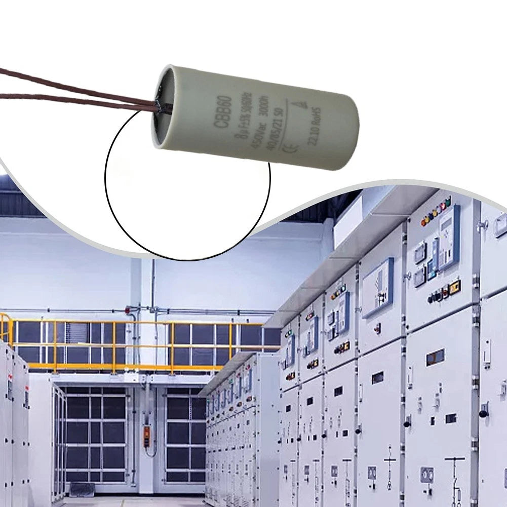 CBB60 8uF Capacitor for Circulating Water Pump & Hanging Fireplace
