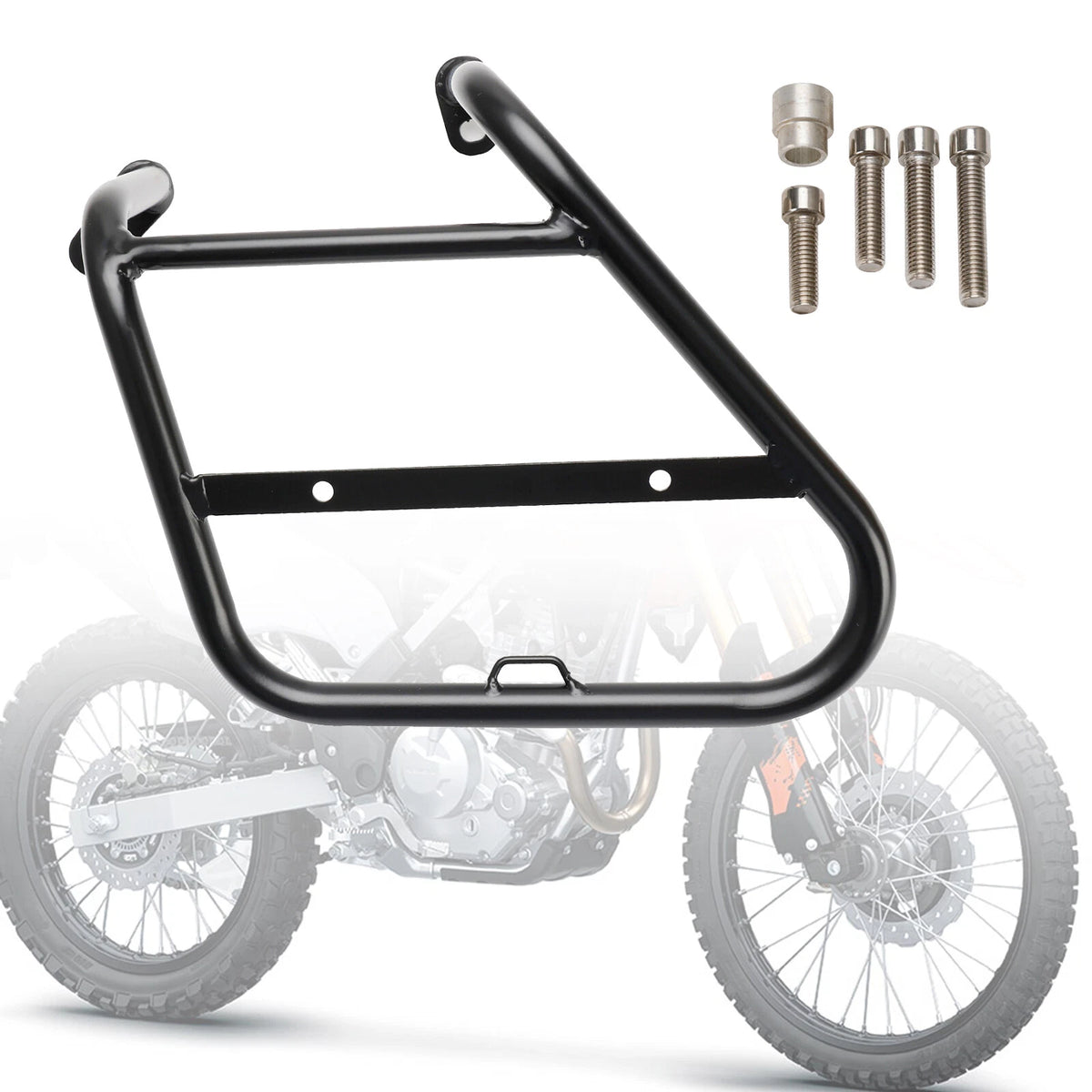 Luggage Rack Side Saddle Bag Mount Bracket Left for Kawasaki KLX230 (2021–2023)
