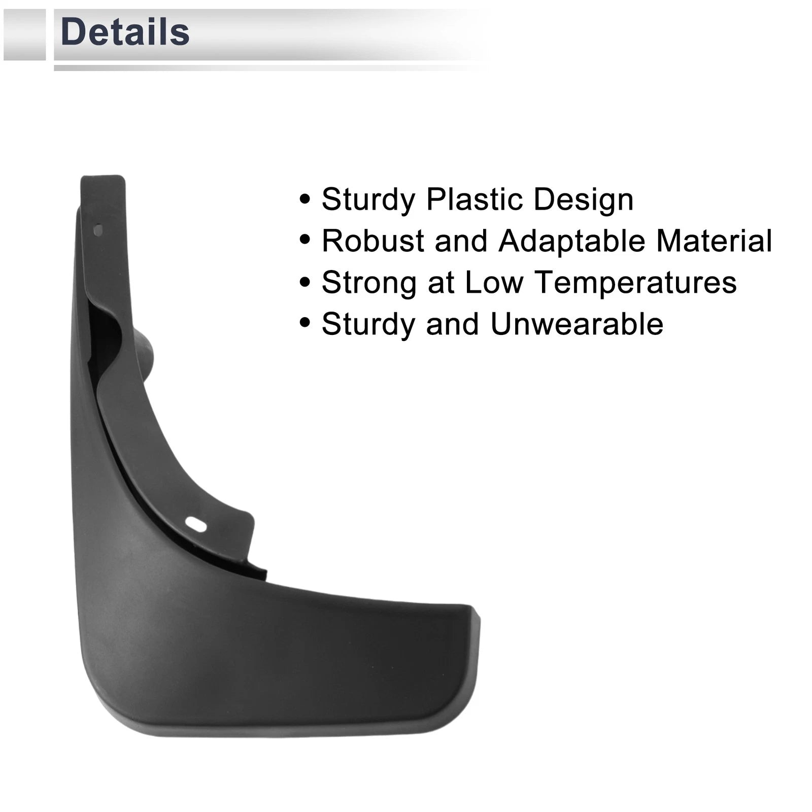 Set of 4 Mud Flaps Splash Guards for Audi Q5 (2009–2016)