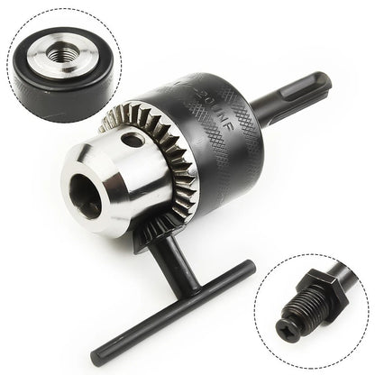 Rotary Hammer Drill Chuck Tool & Key for 1/2" 20UNF Thread (1.5-13mm)