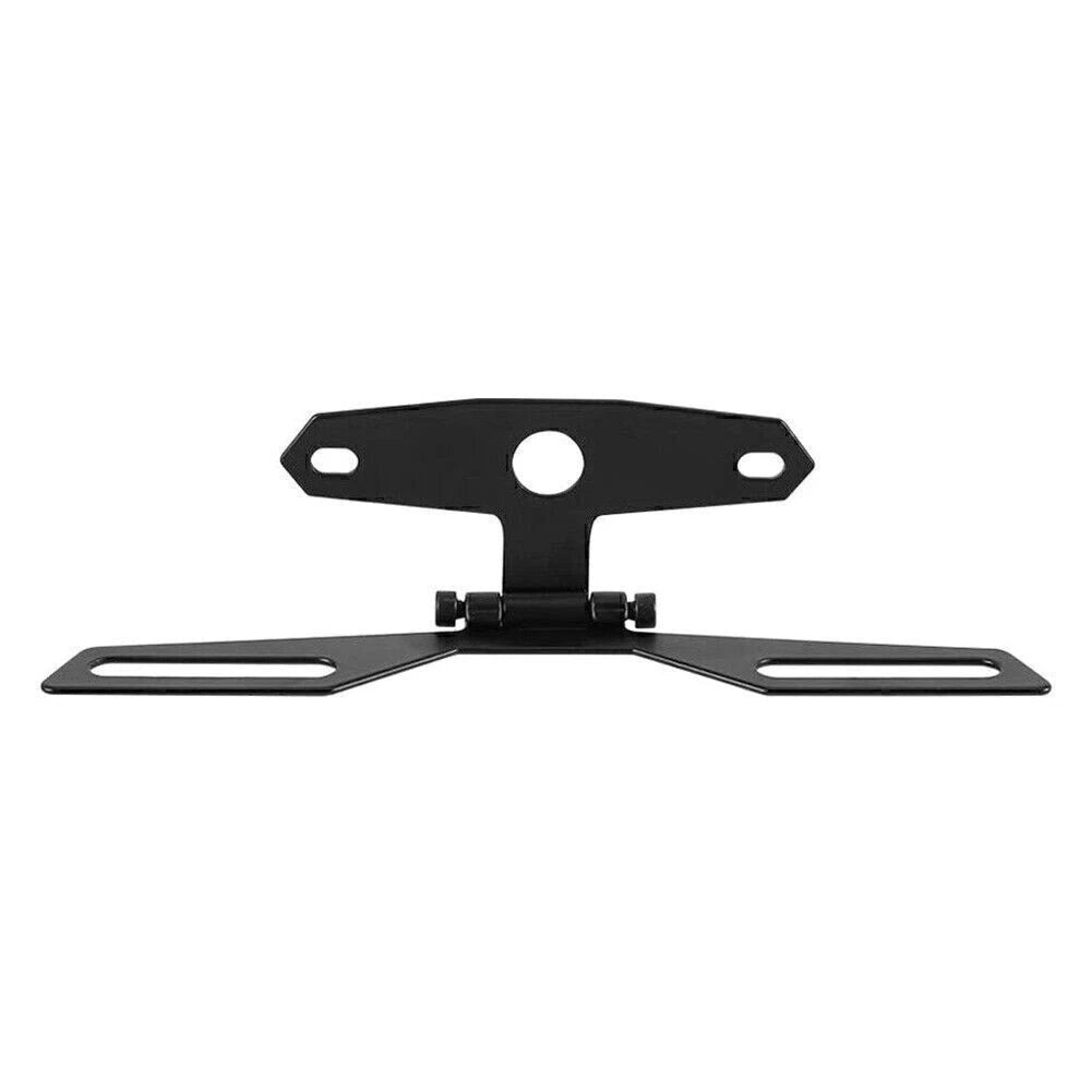 Folding Motorcycle License Plate Bracket for ATV Dirt Bike (Dual)