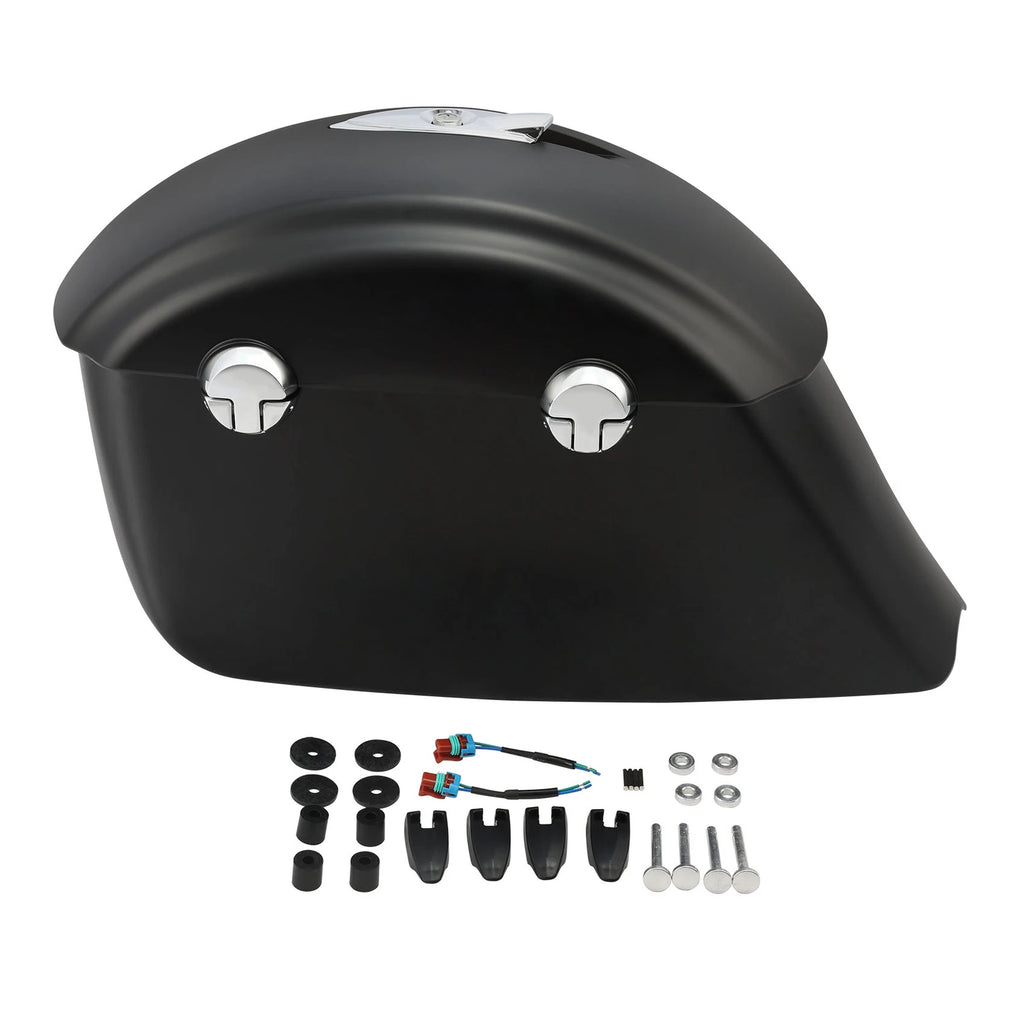 Matte Black Saddlebags with Electronic Latch for Indian Springfield (2016–2024)