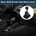 6 Speed Gear Shift Knob with Boot Dust Cover for Audi A3 S3 2003–2013