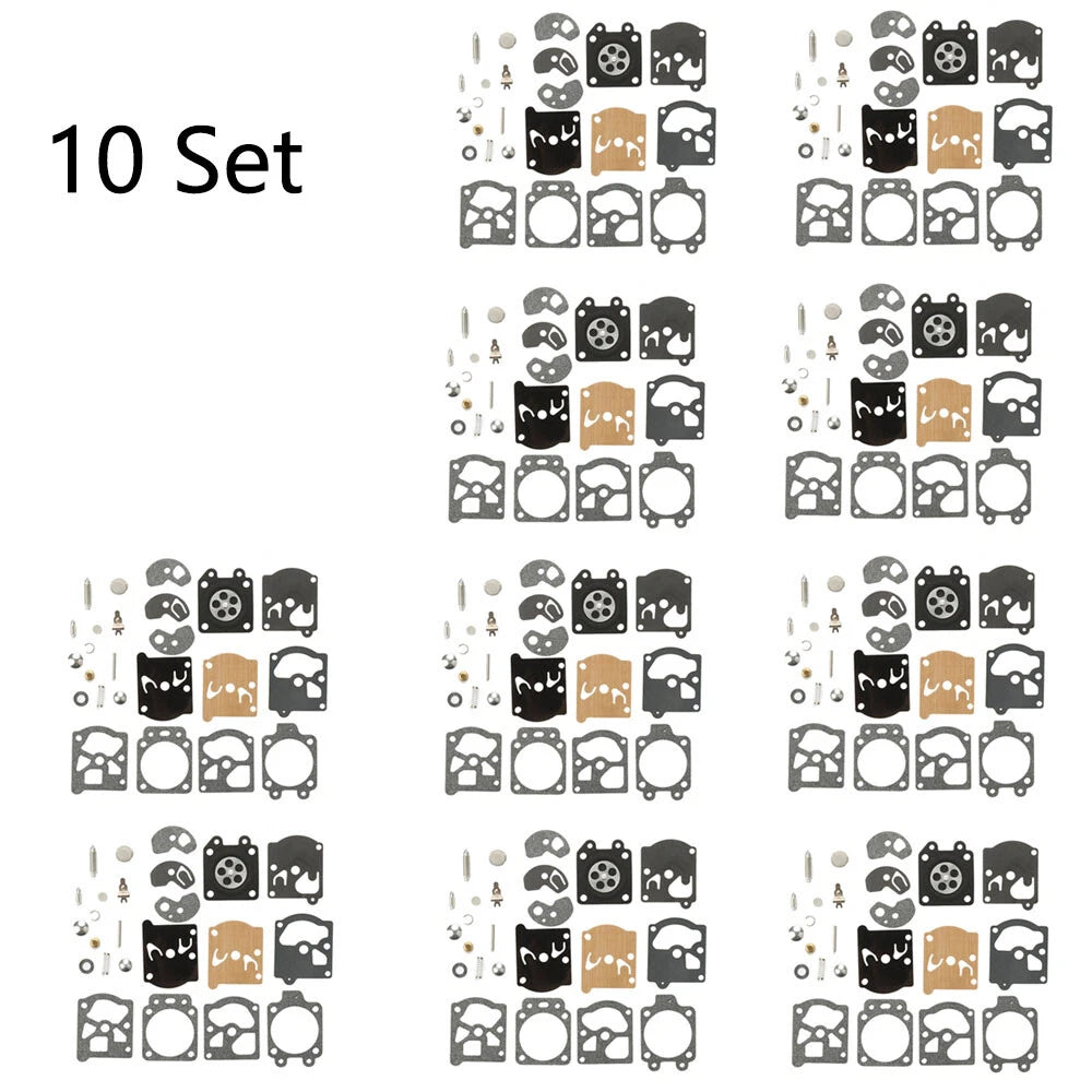 Set of 10 Carburetor Repair Kits for Walbro WA WT Series (K10-WAT)