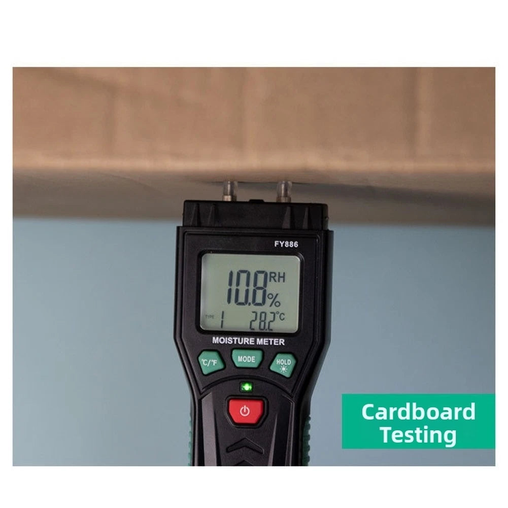 FY886 Moisture Measurement Tool for Wood Panels Concrete Blocks Plaster