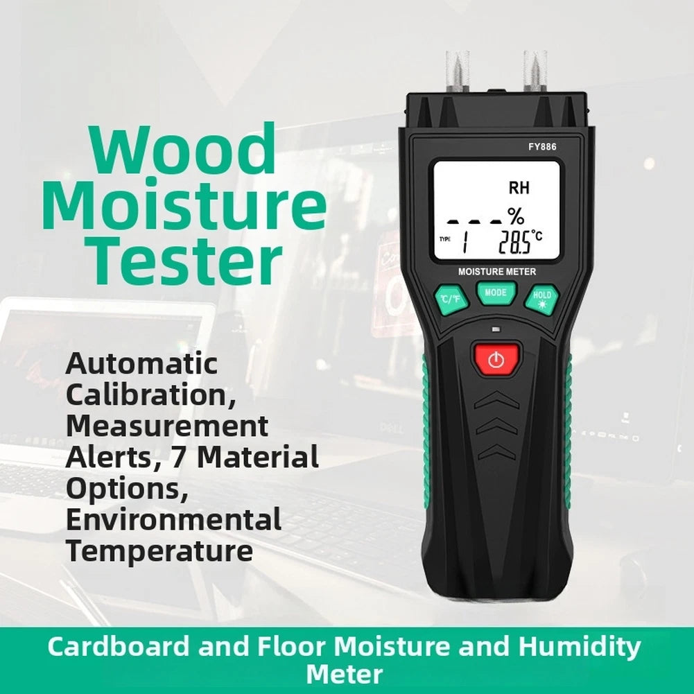 FY886 Moisture Measurement Tool for Wood Panels Concrete Blocks Plaster