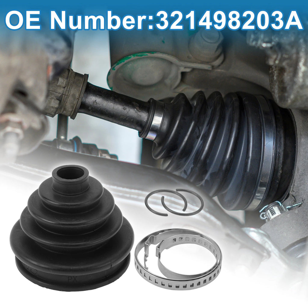 Outer CV Joint Boot Kit with Clamps for Audi Coupe (1984–1987)