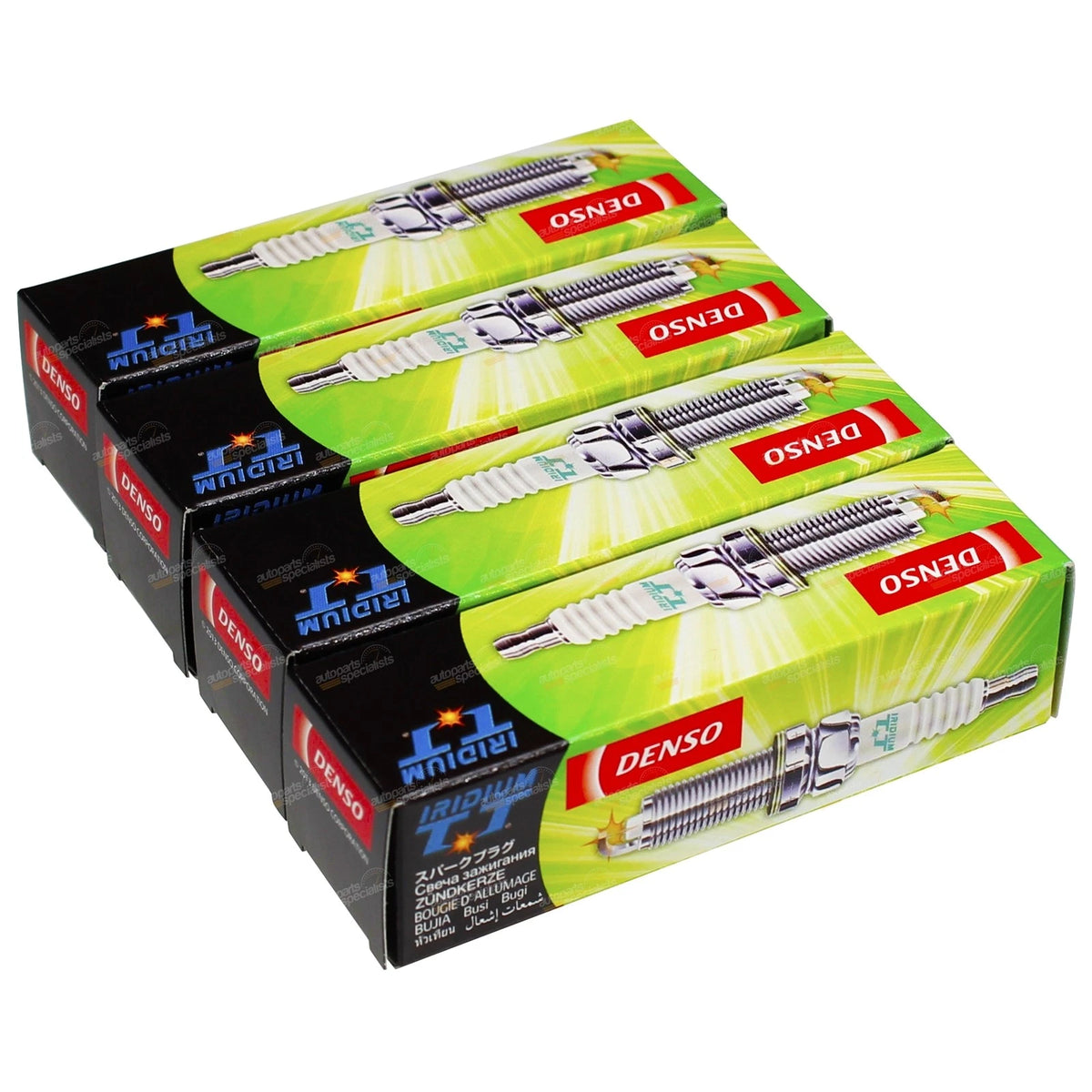 Set of 4 Denso Spark Plugs for Mercedes E200 Kompressor (2000–2002)