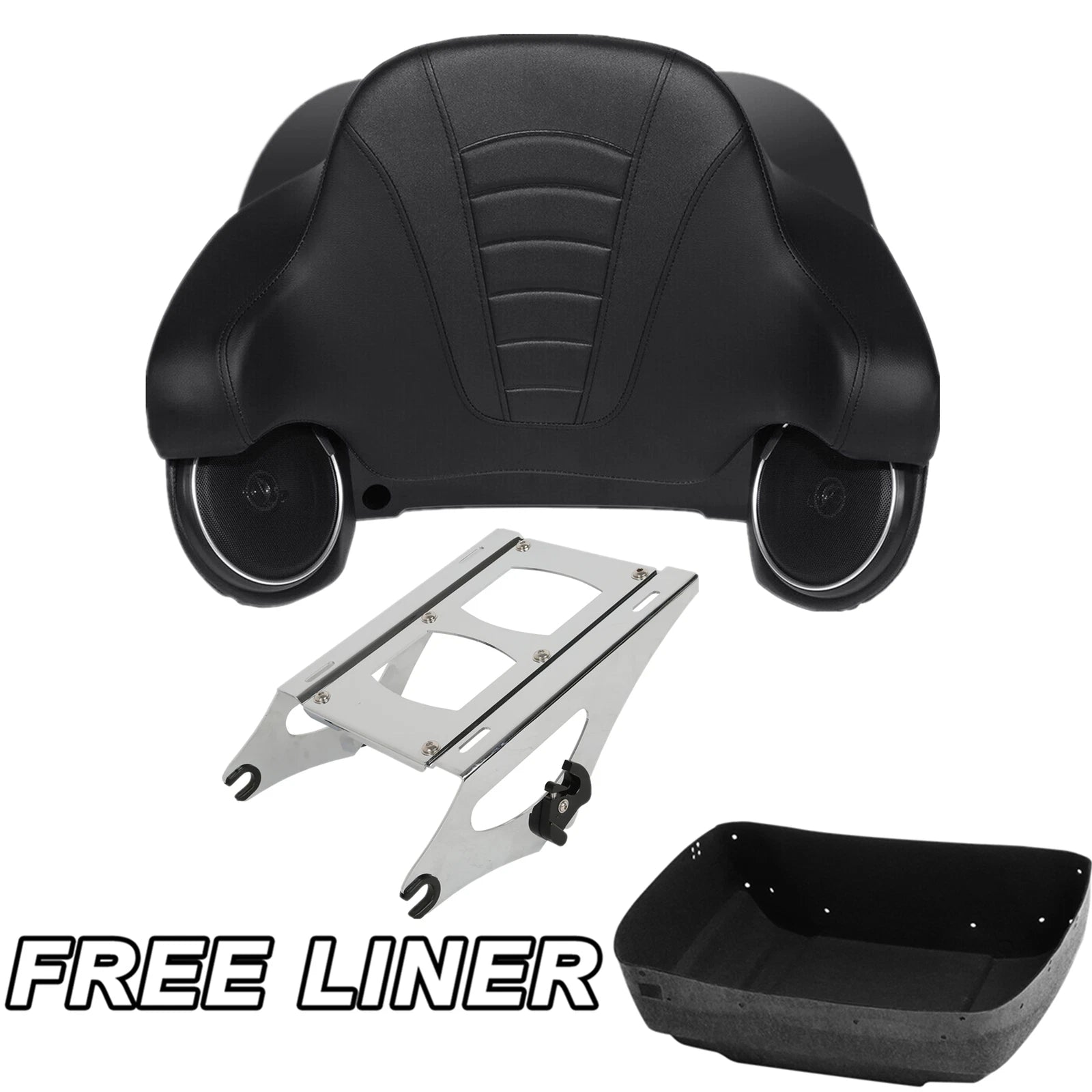 Trunk Speaker Mount Rack Pad for Harley Touring Electra Glide (2014–2023)