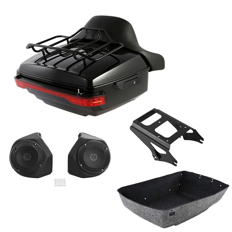 Backrest Rack Mount Speaker Light for Harley Touring (2009–2013)