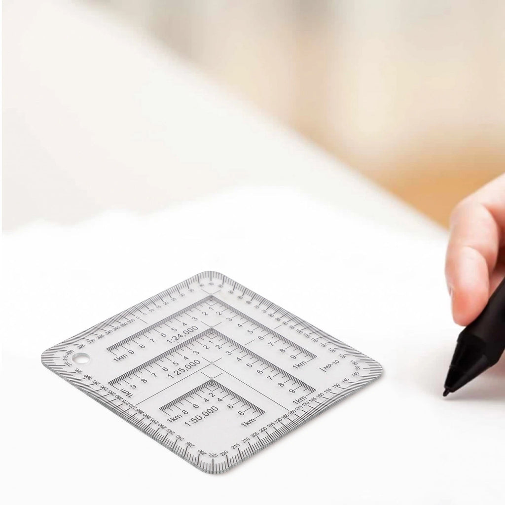 Coordinate Ruler for Geographical Learning Applications (7cm)