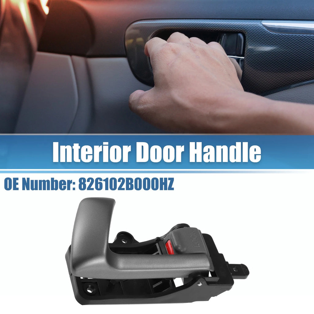Front Rear Left Interior Door Handle Replacement for Hyundai Santa Fe (2007–2012)
