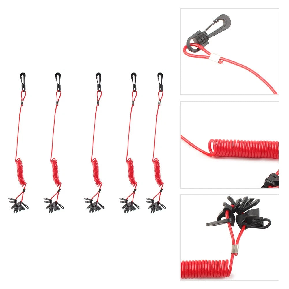 Set of 5 Kill Switch Keys for Yamaha, Suzuki, Johnson (Universal)