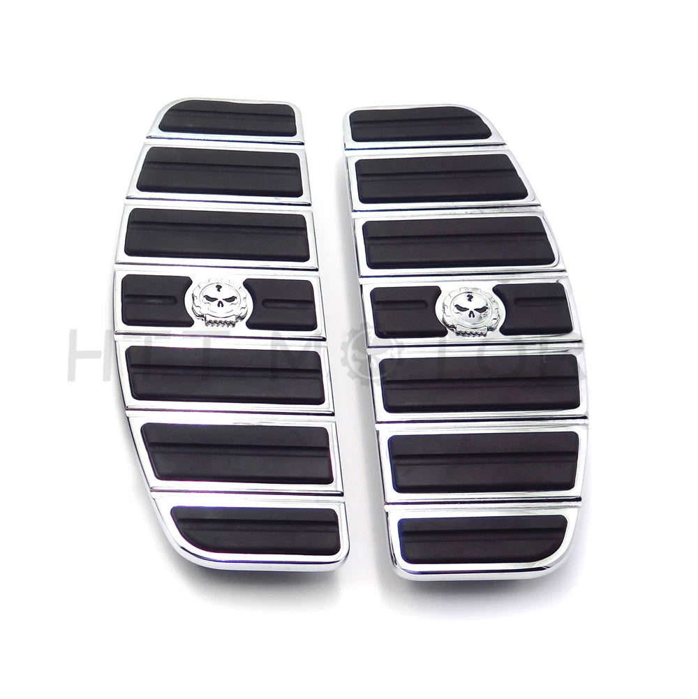 Skull Rider Footboard Insert Kit for Harley Touring/Softail (1987–2015)