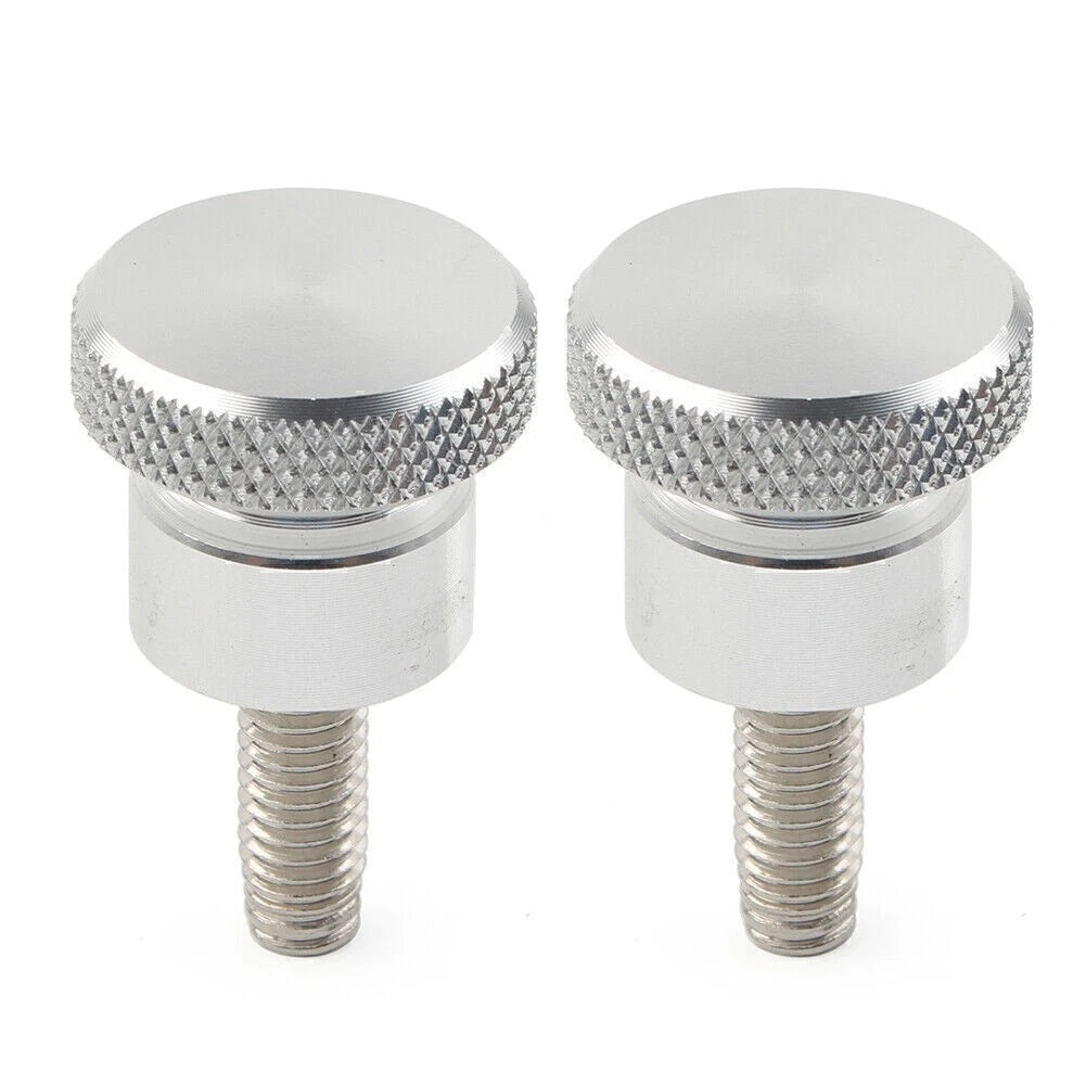 2X Tool Seat Bolt Short Screw for Scrambler 865 (2006–2015) & Thruxton 865 (2004–2015) Silver