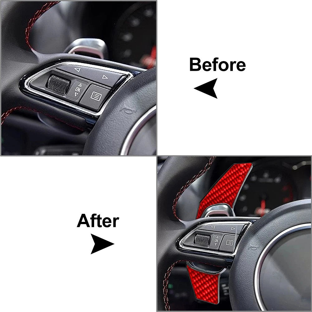Steering Wheel Shift Paddle Extensions for Audi S3 S5 S6 RS3 RS4 RS6 RS7