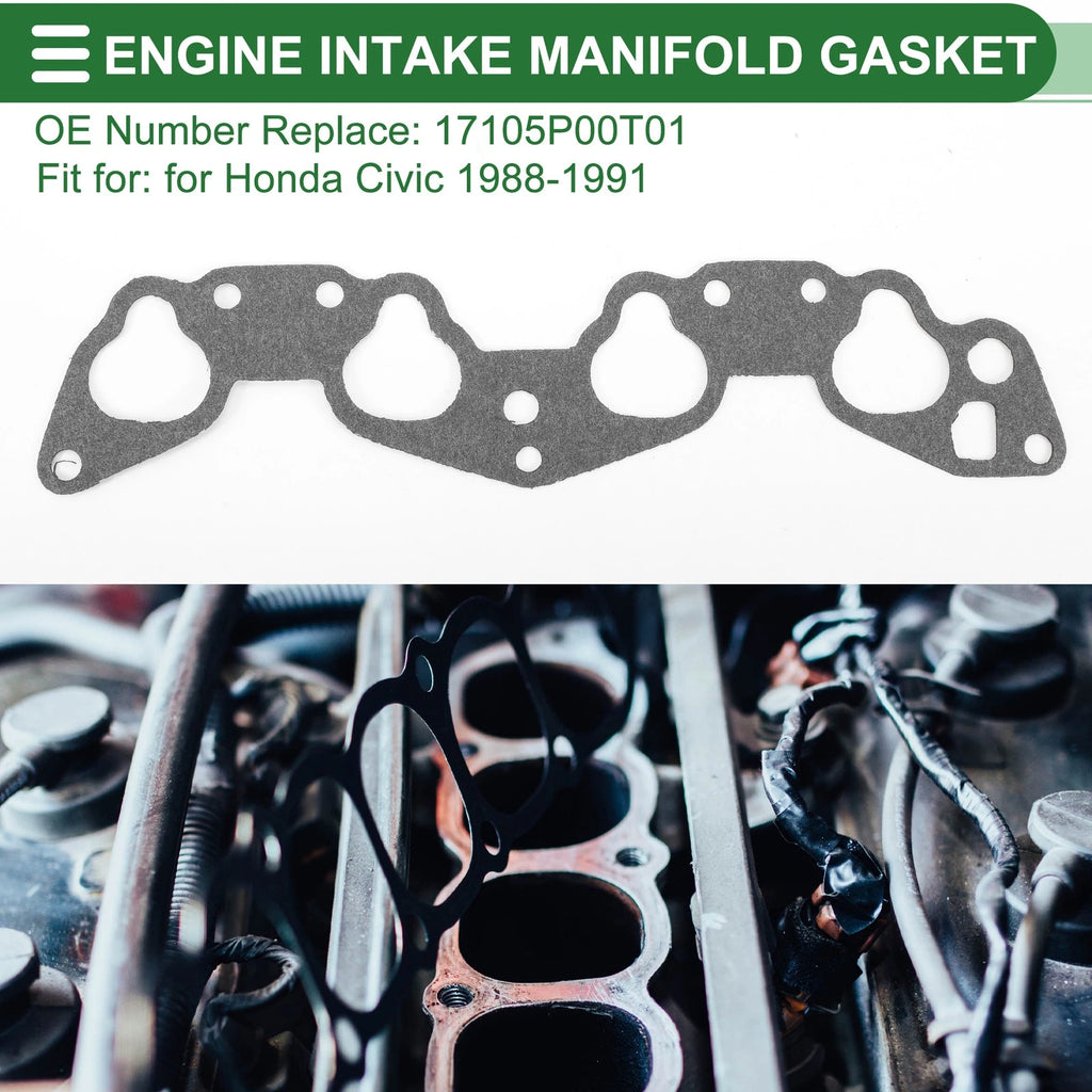 Engine Intake Manifold Gasket Replacement for Honda Civic (1988–1991)