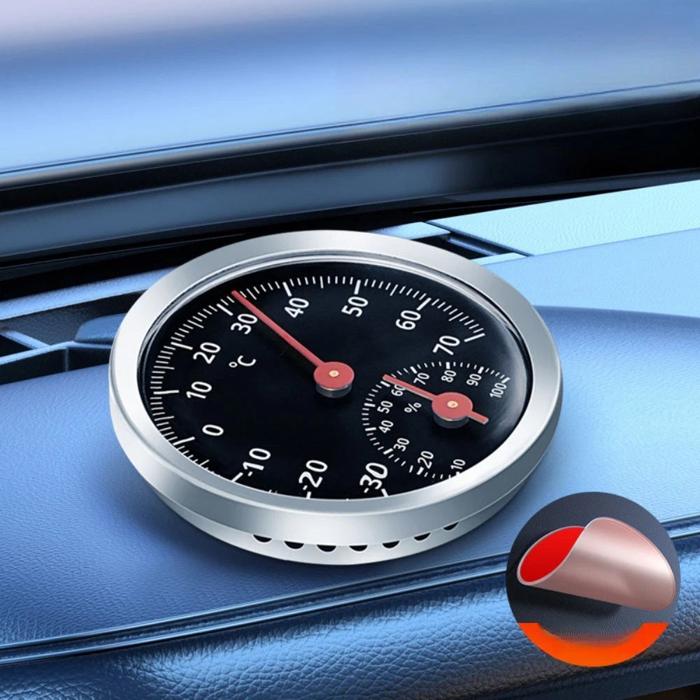 Temperature Humidity Meter for Car (Mechanical Thermometer Hygrometer)