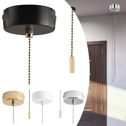 Pull Cord Light Switch for Easy Control (100cm Chain)