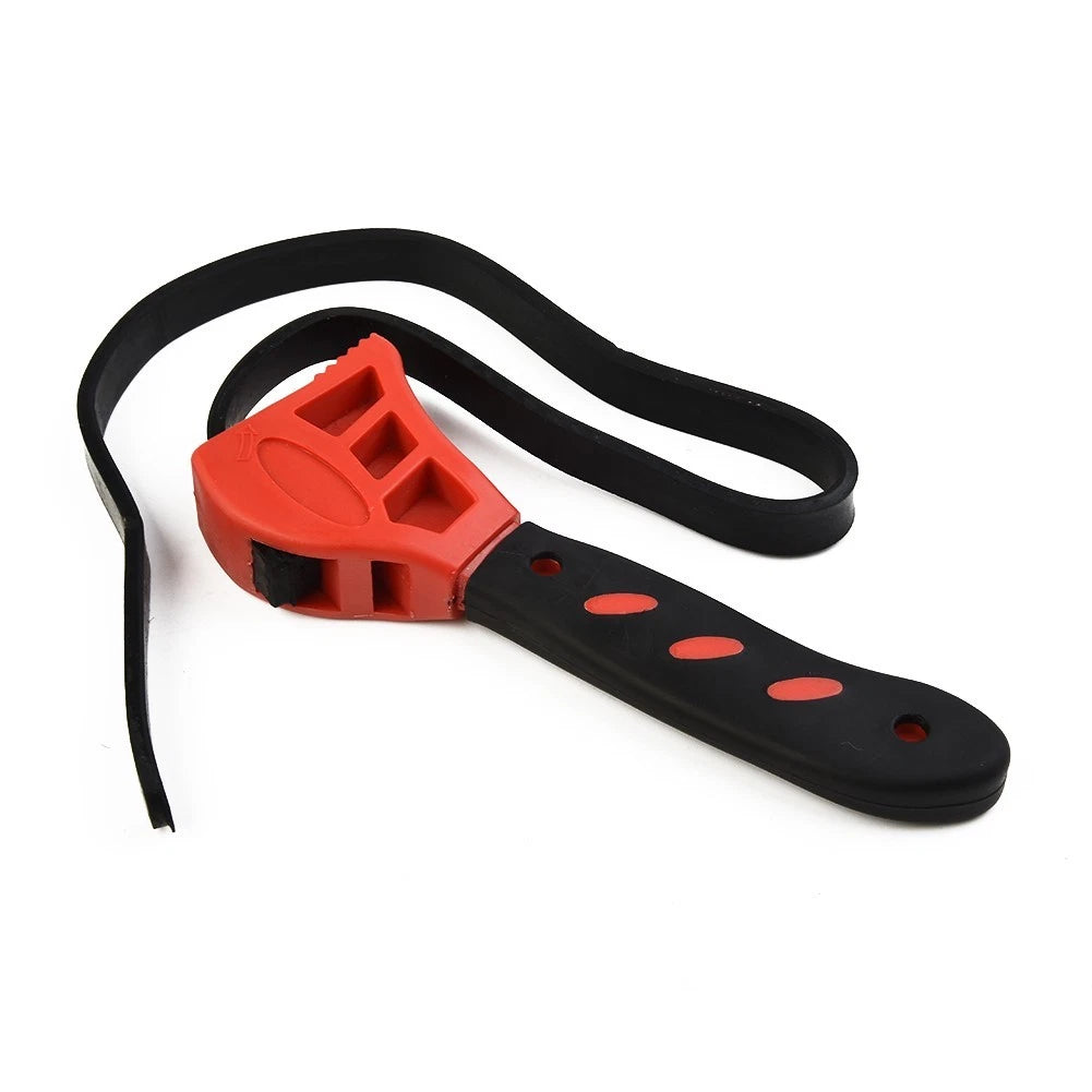 Adjustable Rubber Strap Bottle Opener Tool for