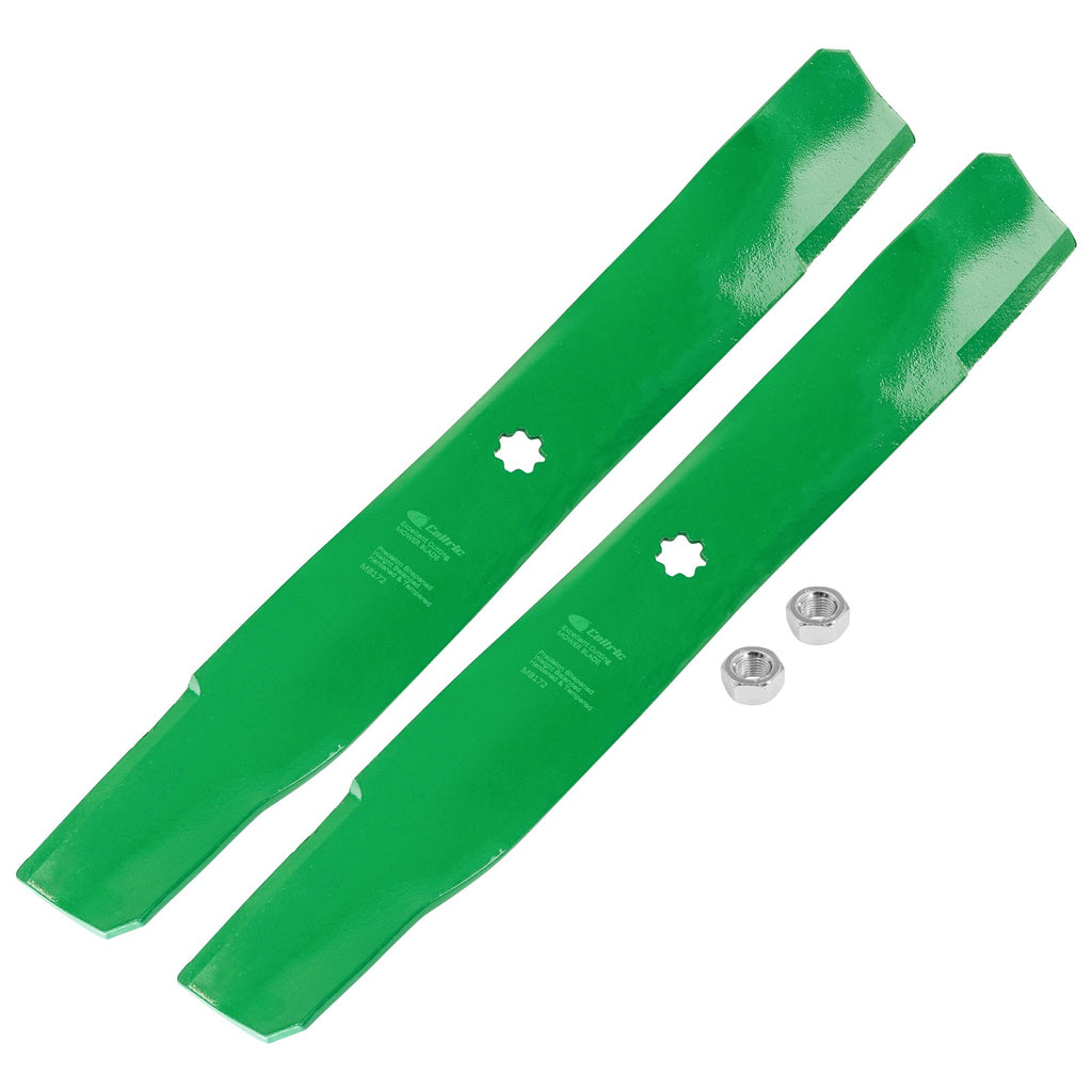 42-Inch Deck Bagging Blade and Nut Replacement for John Deere X100 (2008–2019)