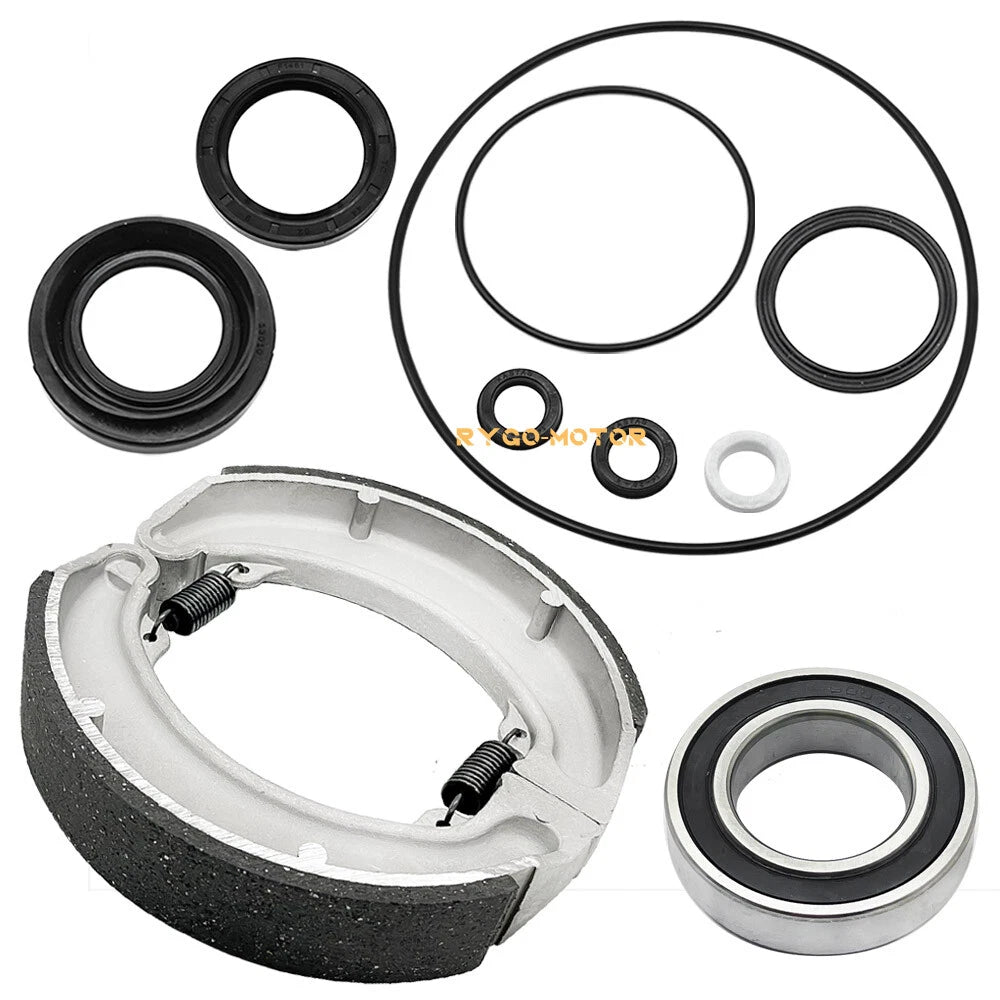 Rear Brake Shoes & Bearing Seals Kit for Honda TRX300FW 4x4 (1988–2000)