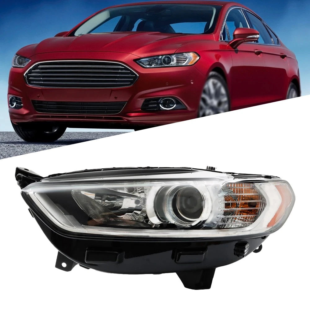 Headlight Light Lamp Driver Left Side Halogen for Ford Fusion (2013–2016)