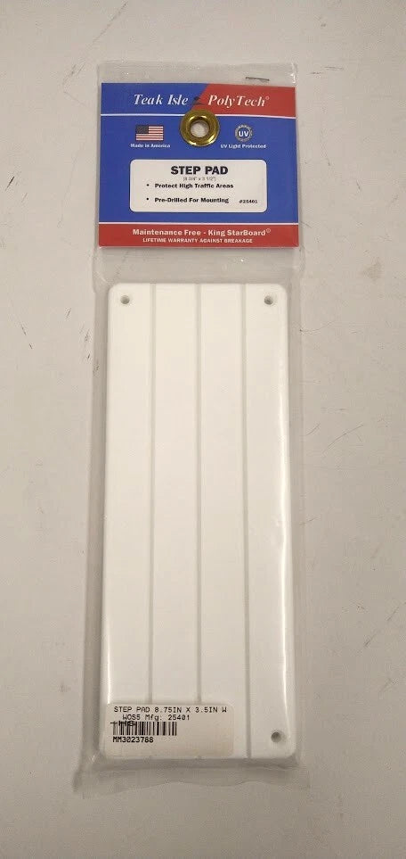 Step Pad for Teak Isle (25401) - White (83/4'' x 3 1/2'')