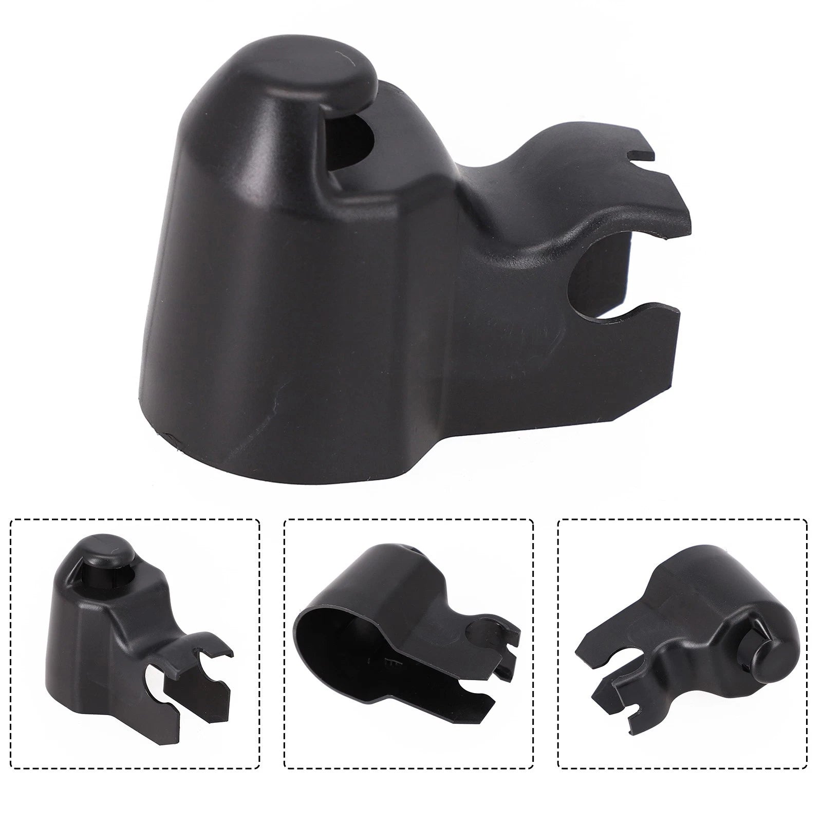Wiper Nut Cover for Car Accessories (ABS Black)