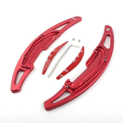 2X Red Steering Wheel Shift Paddle Extensions for BMW M2 M3 M4 M5 M6 X5M