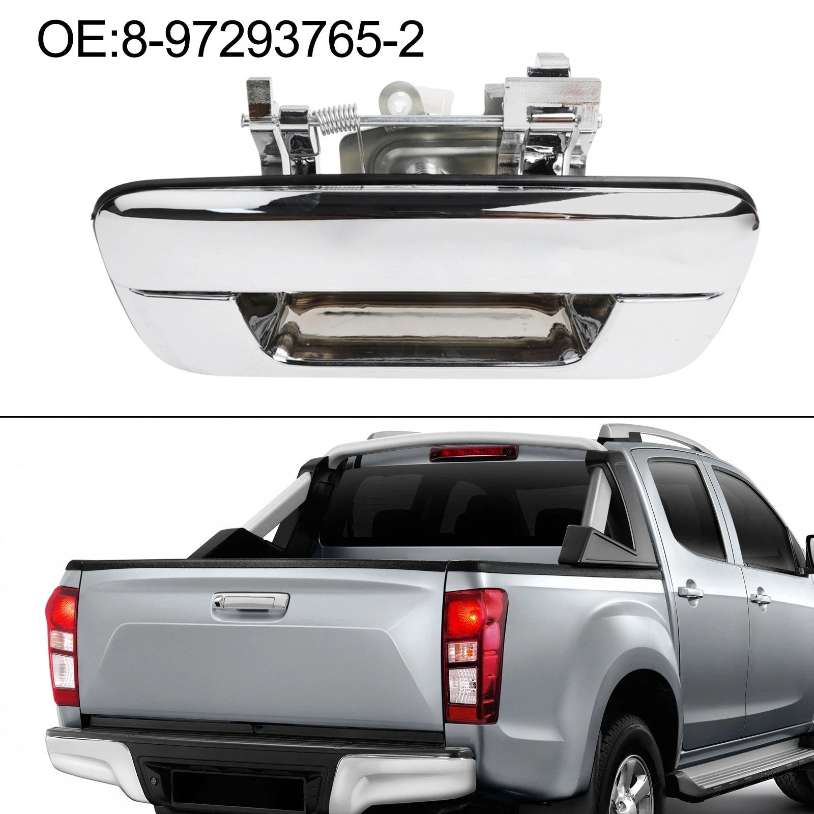 Chrome Rear Handle for Isuzu DMax (2012–2023)