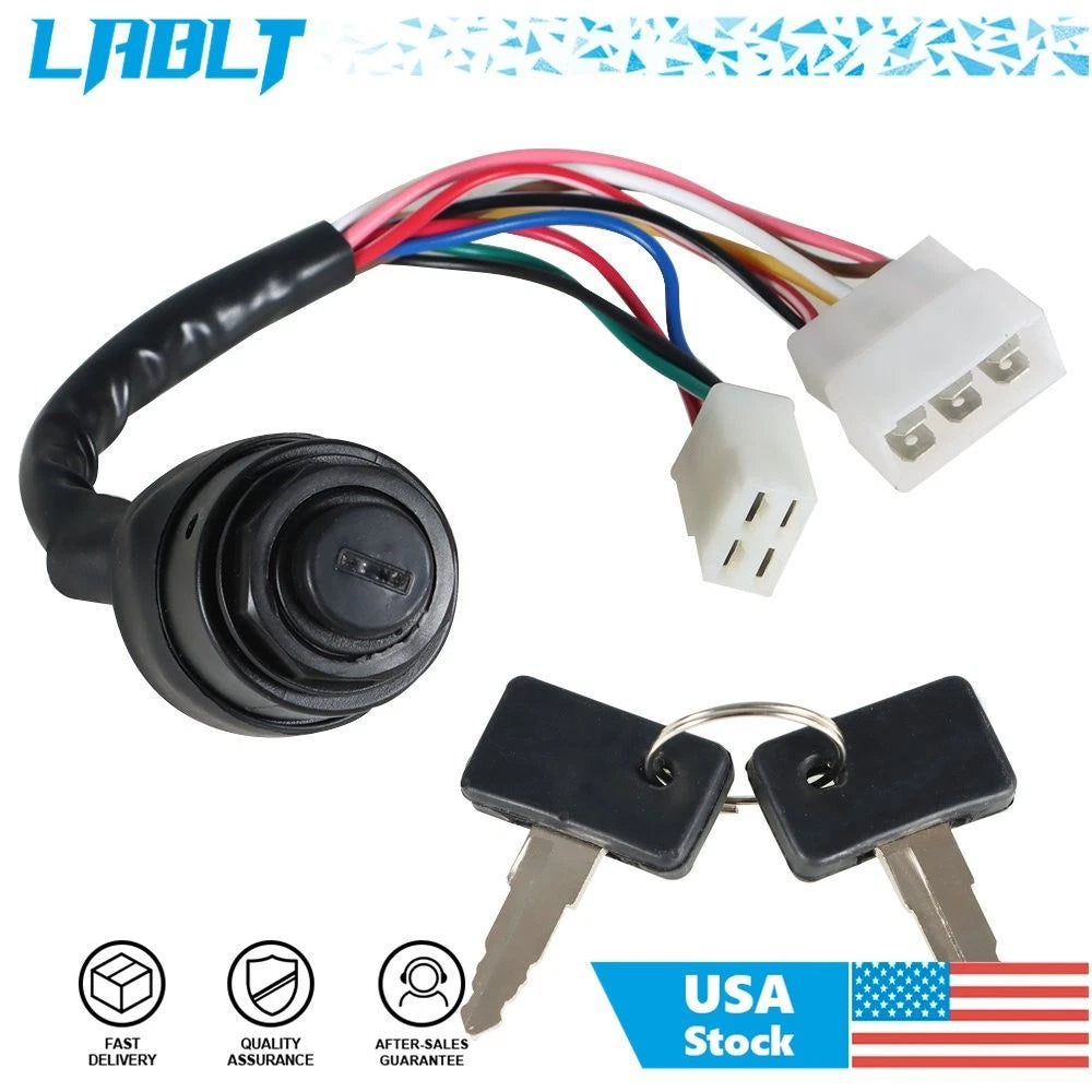 Ignition Switch with Keys for Yamaha Golf Cart G1 (1979–1989)