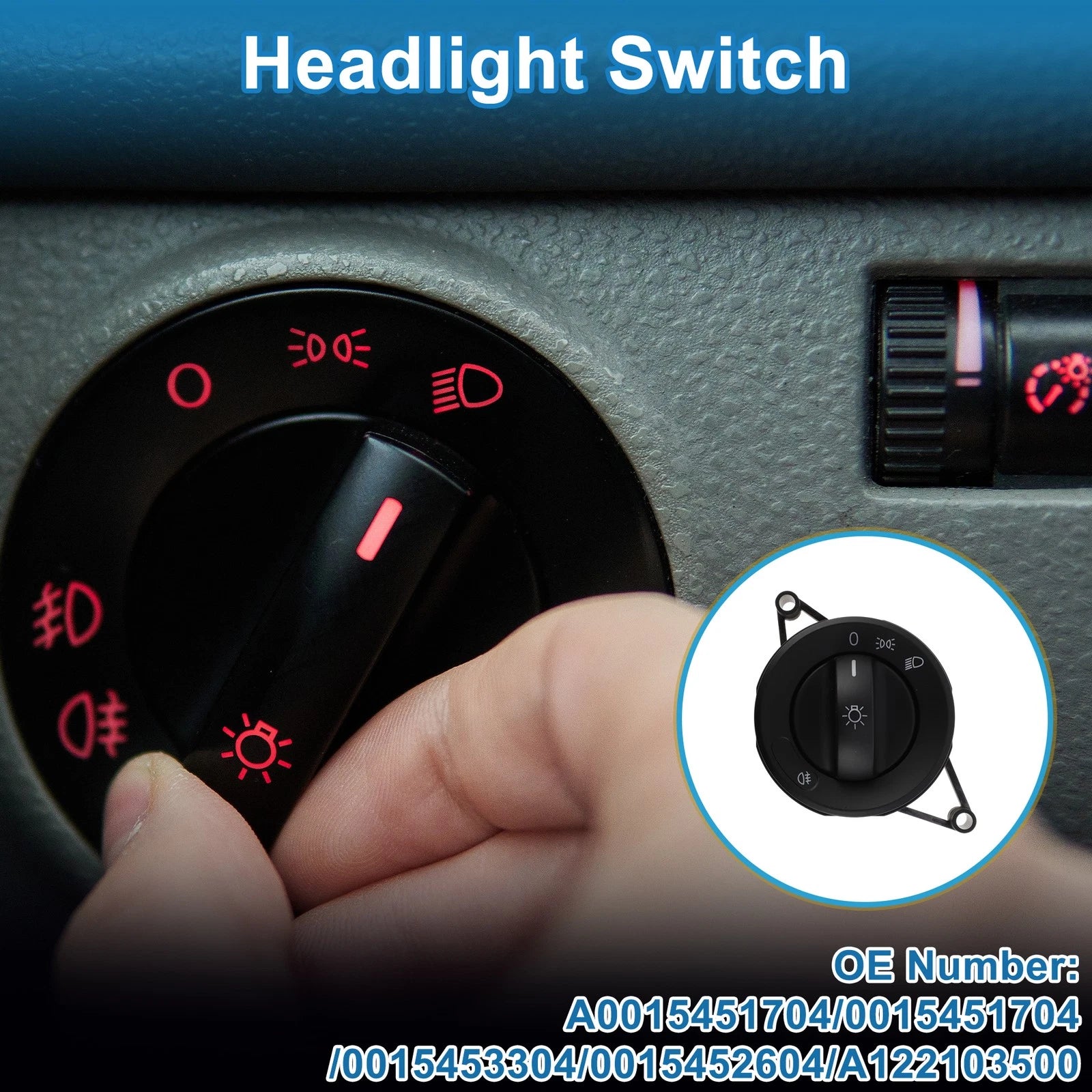 Headlight Switch Replacement for Mercedes-Benz Atego (1998–2013)