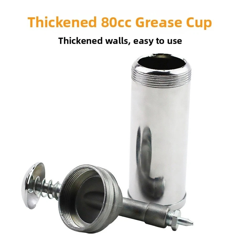 Handheld 80CC Manual Grease Dispenser with Angled Nozzle for Car Machinery Use