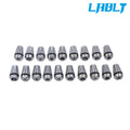 19-Pcs ER16 Collet Set for (Complete Sizes 1/16 to 1/64)