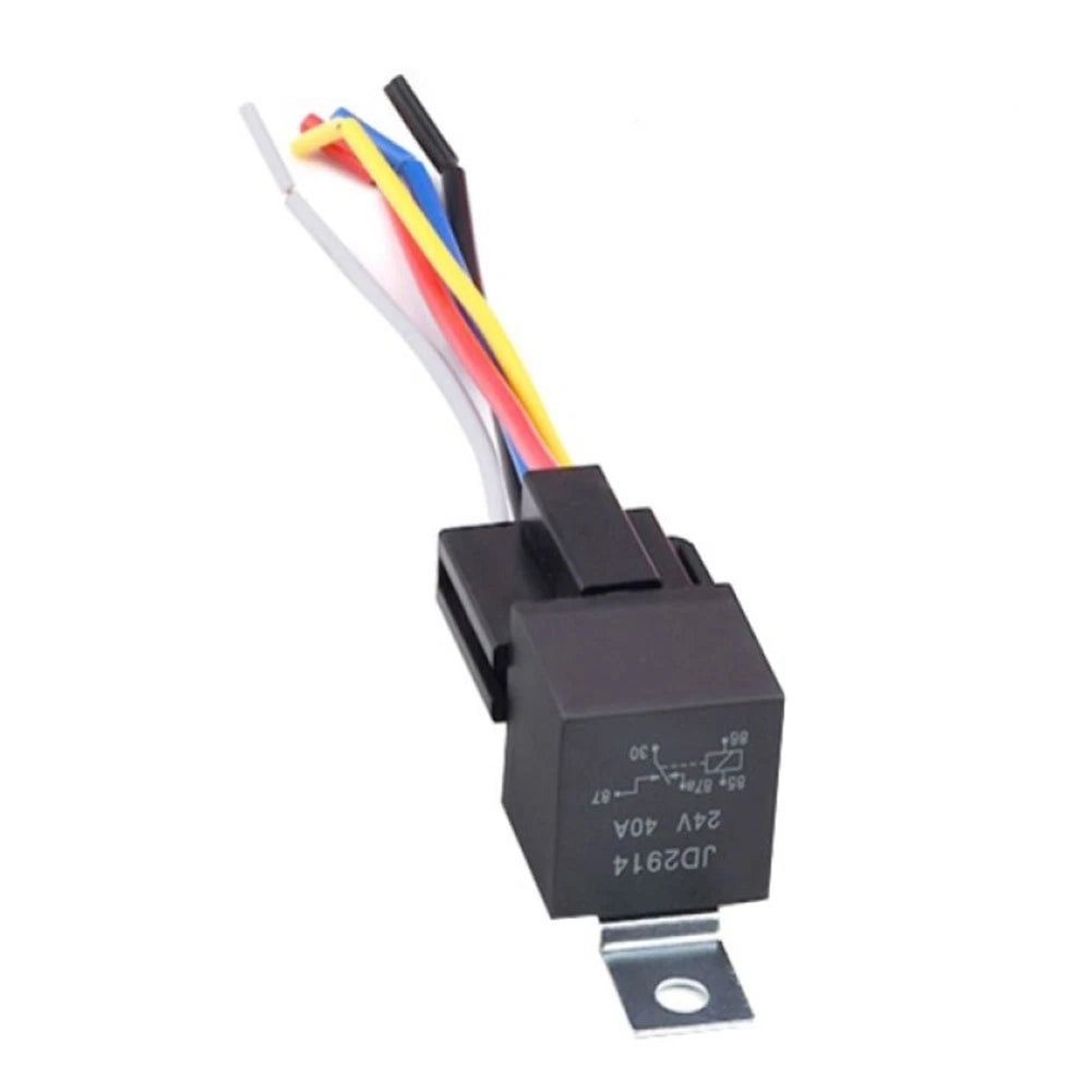 5 Pin 40A Automotive Relay with Waterproof Housing for Enhanced Durability