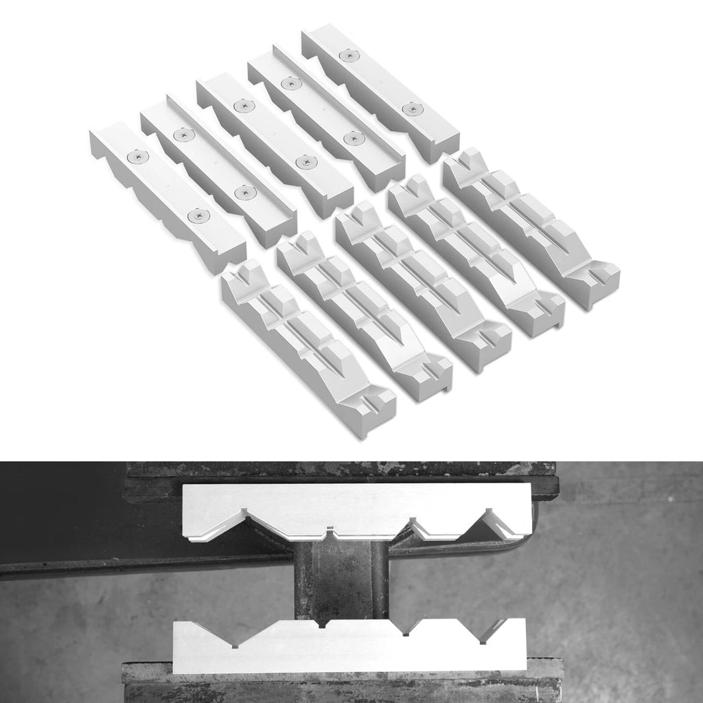 10pcs V Shape Soft Jaws for Kurt 8" Vise (Fits Chick)