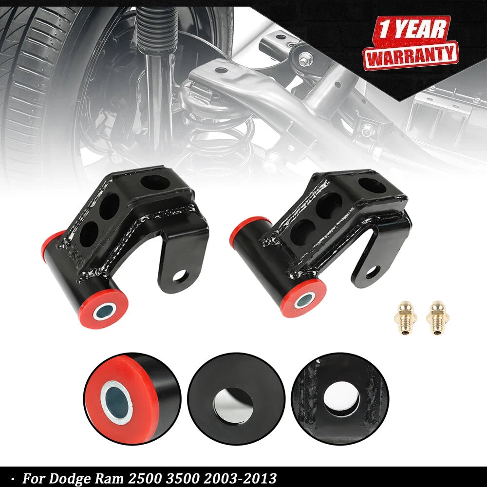 2" Drop Lowering Shackles Leveling Kit for Dodge Ram 2500 3500 (2003–2013)