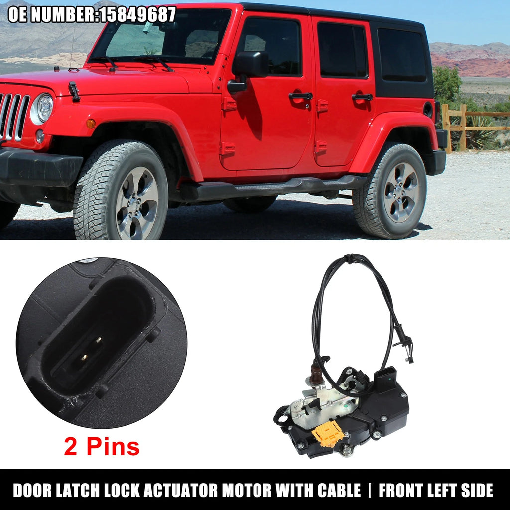 Front Left Door Lock Actuator Motor with Cable for Chevrolet Cobalt (2005–2010)