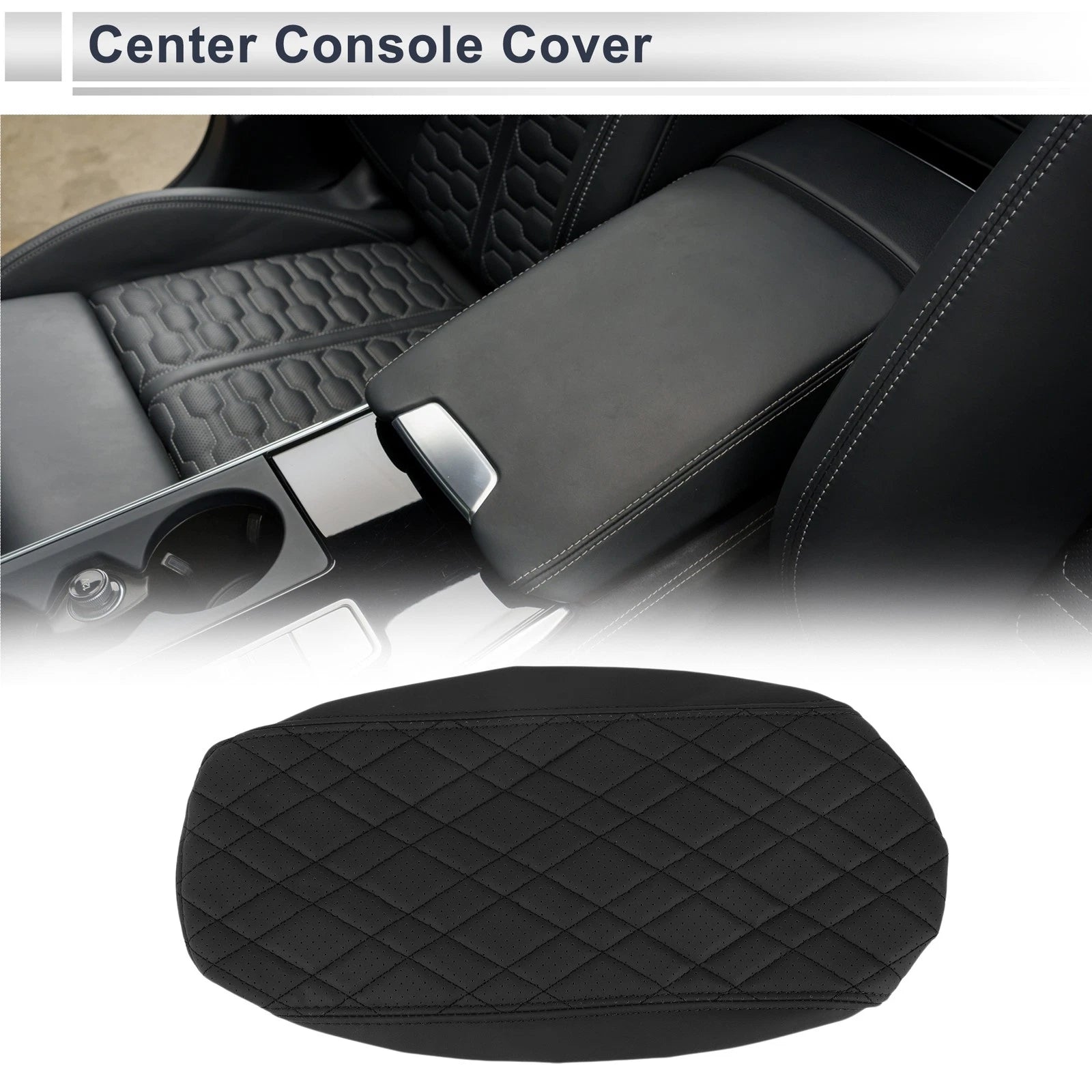 Car Center Console Cover Replacement for BMW X3 (2011–2017) Black 1 Pc