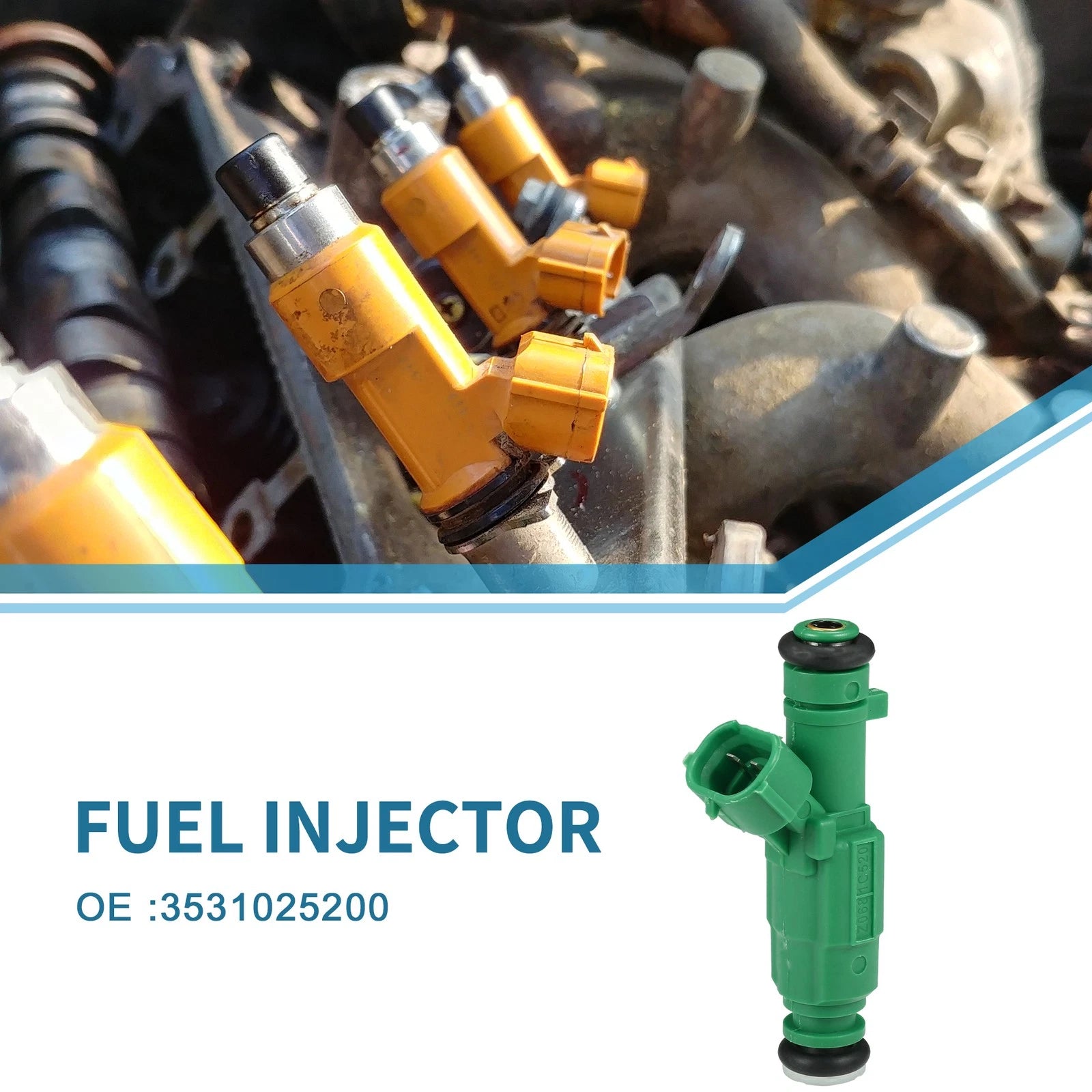 Fuel Injector Replacement for Hyundai Sonata 2006–2009 GLS 2.4L (1 Piece)