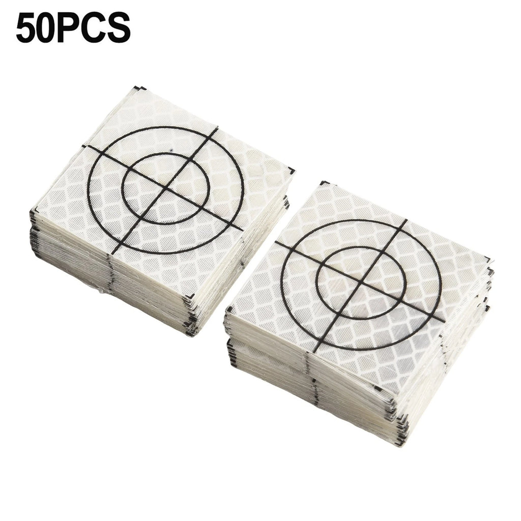 50pcs Silver Reflective Total Station Reflector for Total Stations