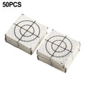 50pcs Silver Reflective Total Station Reflector for Total Stations