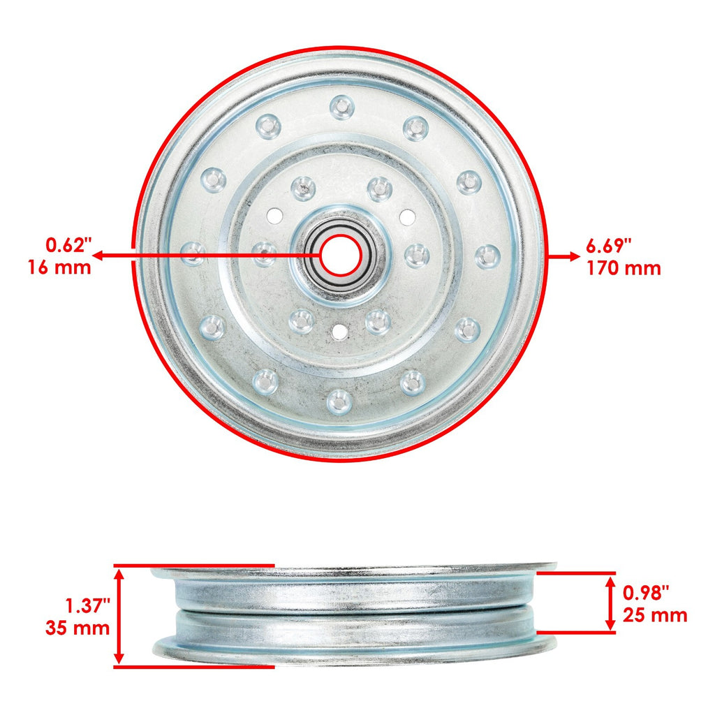 Deck Pulley Replacement for Land Pride AFM4216 AFM4016 AFM40200 (2000–2015)