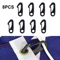 8PCS Flagpole Snap Hook Clips for Flag Poles (Universal)