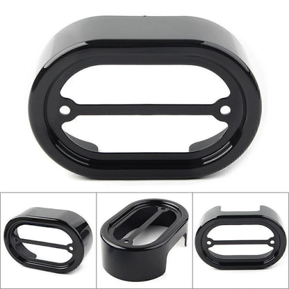 Black Voltage Regulator Cover for Harley Softail FXST FLST FXSTD Fat Boy (2001–2006)