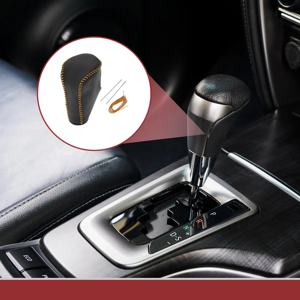 Gear Shift Knob Cover Replacement for Honda Accord 8 (2008–2012) Leather
