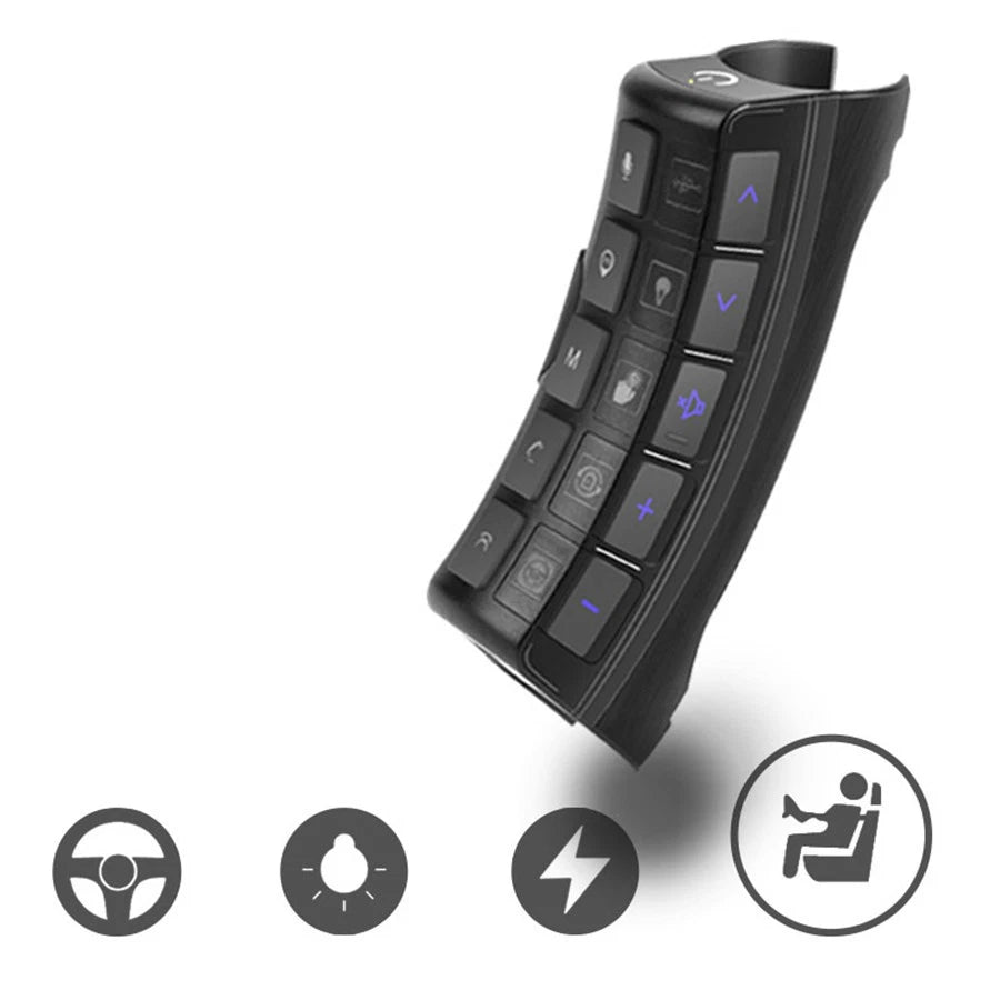 Car Steering Wheel Button Bluetooth Remote Control For 2Din Andriod Radio Player