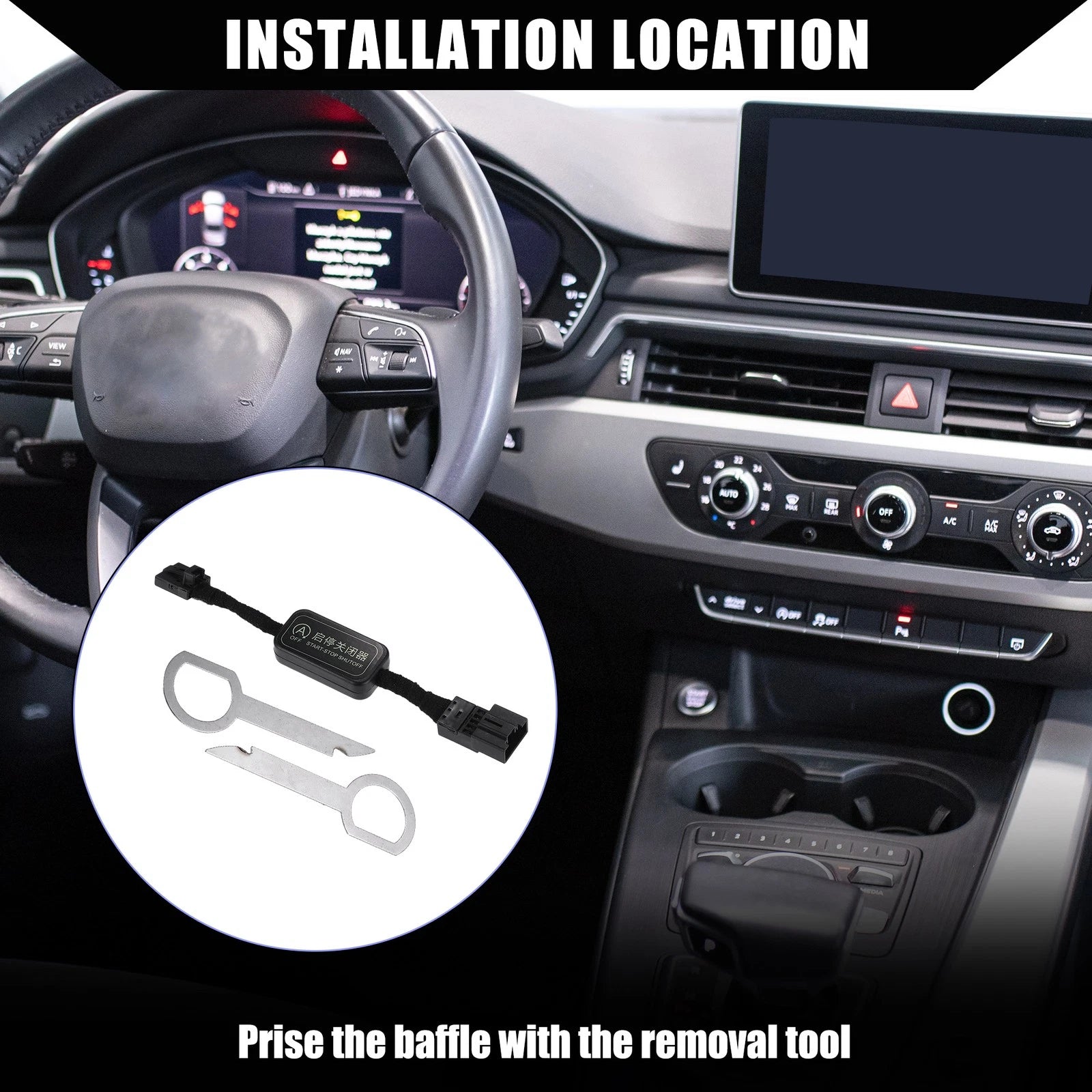 Auto Start Stop A Off Cable Replacement for Audi A4 A5 Q5 S4 (2009–2020)