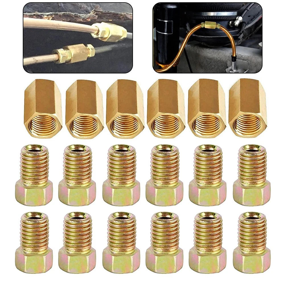 18-Piece Brake Pipe Fitting Set for Automotive Applications